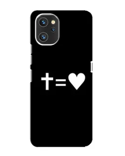Чехол для UMIDIGI A13 Pro с картинкой «Крест и Сердце»