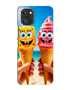 Чехол для UMIDIGI A13 Pro с картинкой «Спанч Боб мороженое»