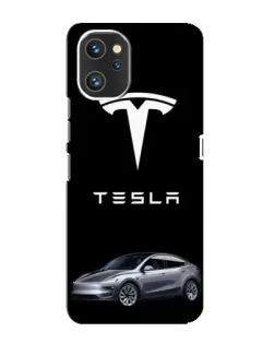 Чехол для UMIDIGI A13 Pro с картинкой «Tesla Model Y»