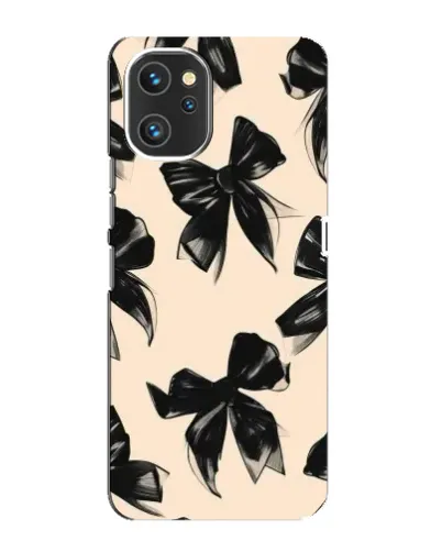 Чехол для UMIDIGI A13 Pro с картинкой «Паттерн черные банты»