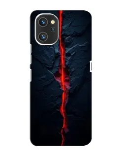 Чехол для UMIDIGI A13 Pro с картинкой «Kрасная лавовая трещина»