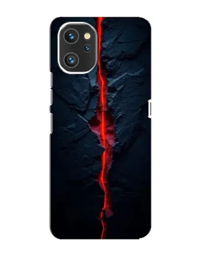 Чехол для UMIDIGI A13 Pro с картинкой «Kрасная лавовая трещина»