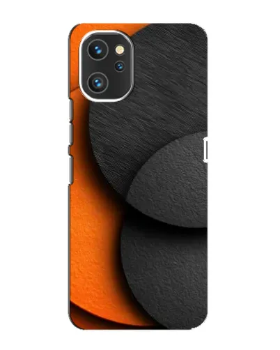 Чехол для UMIDIGI A13 Pro с картинкой «Геометрия оранжевых кругов»