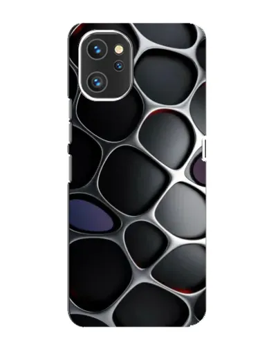 Чехол для UMIDIGI A13 Pro с картинкой «Объемная темная решетка»