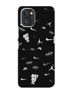 Чохол для UMIDIGI A13 з картинкою «Nike Black Pattern»