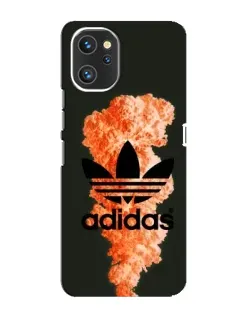 Чохол для UMIDIGI A13 з картинкою «Помаранчевий дим Adidas»