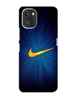 Чехол для UMIDIGI A13 с картинкой «Синий пульс Nike»