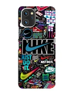 Чехол для UMIDIGI A13 с картинкой «Яркий коллаж Nike»