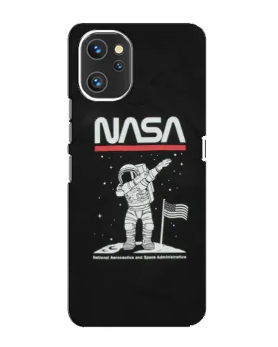 Чохол для UMIDIGI A13 з картинкою «NASA — крокуємо по Місяцю»