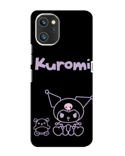 Чехол для UMIDIGI A13 с картинкой «Kuromi — черный минимализм»