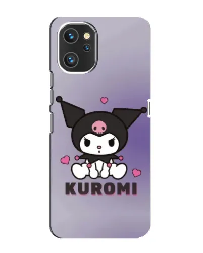 Чехол для UMIDIGI A13 с картинкой «Kuromi — фиолетовый арт»