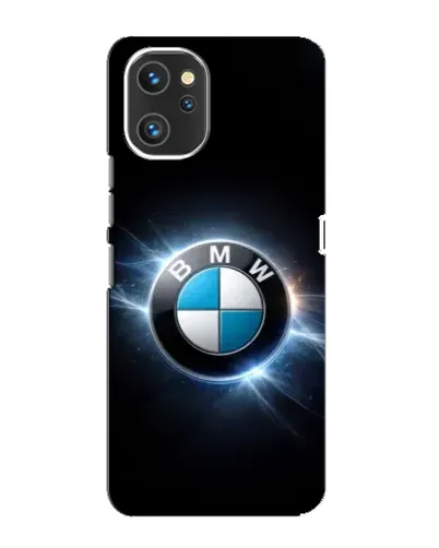 Чехол для UMIDIGI A13 с картинкой «BMW — неоновое сияние»