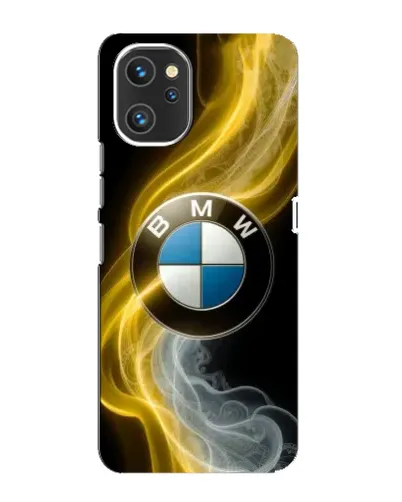 Чехол для UMIDIGI A13 с картинкой «Золотистый дым BMW»