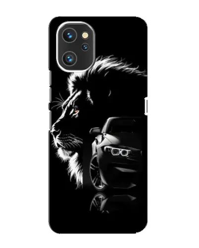 Чехол для UMIDIGI A13 с картинкой «BMW и лев»