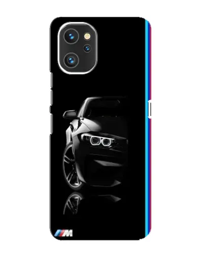 Чехол для UMIDIGI A13 с картинкой «Силуэт BMW в темноте»