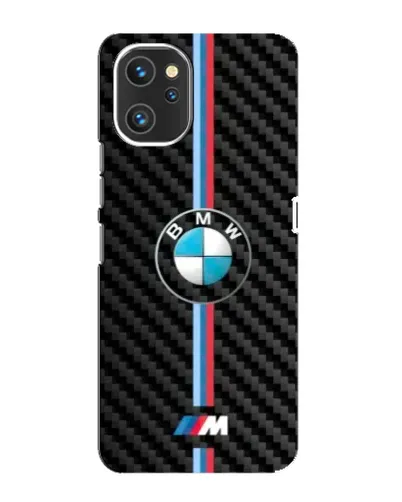 Чехол для UMIDIGI A13 с картинкой «Эмблема BMW и карбон»