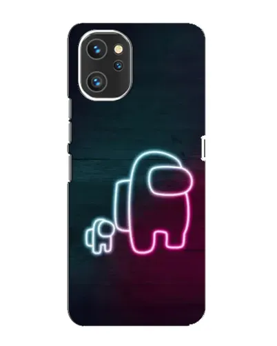 Чехол для UMIDIGI A13 с картинкой «Among Us неон-арт» Чехол для UMIDIGI A13 с картинкой «Among Us неон-арт»