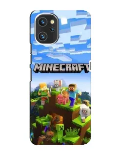 Чехол для UMIDIGI A13 с картинкой «Minecraft классический мир»
