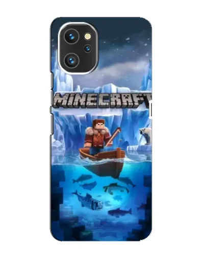 Чехол для UMIDIGI A13 с картинкой «Minecraft ледяной мир» Чехол для UMIDIGI A13 с картинкой «Minecraft ледяной мир»