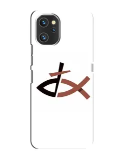 Чехол для UMIDIGI A13 с картинкой «Рыба и крест»