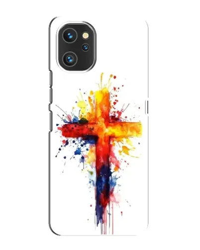 Чехол для UMIDIGI A13 с картинкой «Акварельный крест»
