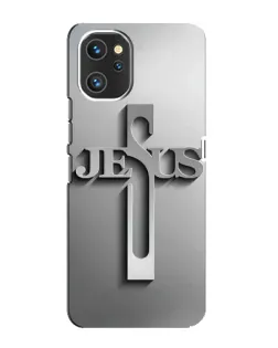 Чехол для UMIDIGI A13 с картинкой «Металлический крест Jesus» Чехол для UMIDIGI A13 с картинкой «Металлический крест Jesus»