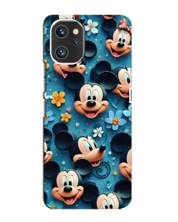 Чехол для UMIDIGI A13 с картинкой «Паттерн Микки и Минни»