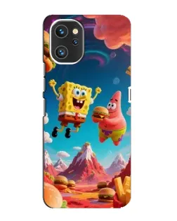 Чехол для UMIDIGI A13 с картинкой «Космический фастфуд»