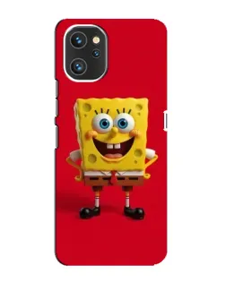 Чехол для UMIDIGI A13 с картинкой «Спанч Боб на красном»