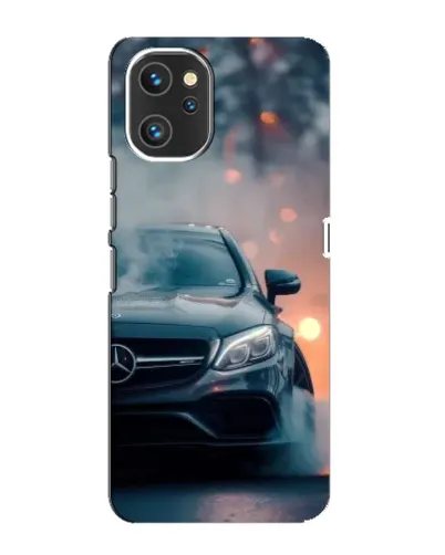 Чехол для UMIDIGI A13 с картинкой «Mercedes — ночной город»