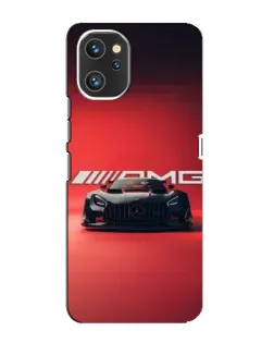 Чехол для UMIDIGI A13 с картинкой «Mercedes AMG — красная линия»