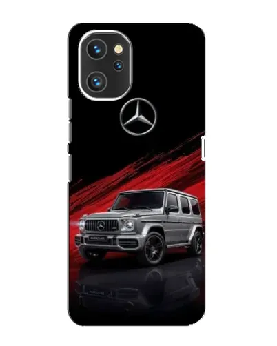 Чехол для UMIDIGI A13 с картинкой «Mercedes G-Class красный»