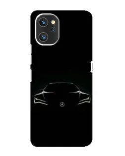 Чехол для UMIDIGI A13 с картинкой «Mercedes — силуэт авто» Чехол для UMIDIGI A13 с картинкой «Mercedes — силуэт авто»