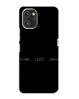 Чехол для UMIDIGI A13 с картинкой «Audi — световой подпись» Чехол для UMIDIGI A13 с картинкой «Audi — световой подпись»