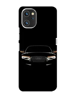 Чехол для UMIDIGI A13 с картинкой «Audi — ночной контур» Чехол для UMIDIGI A13 с картинкой «Audi — ночной контур»
