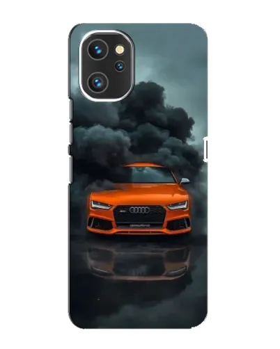 Чехол для UMIDIGI A13 с картинкой «Audi в облаках дыма» Чехол для UMIDIGI A13 с картинкой «Audi в облаках дыма»