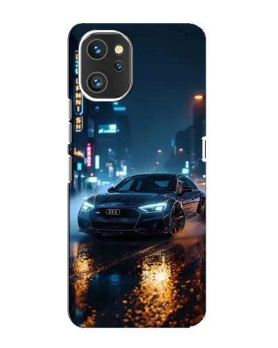 Чехол для UMIDIGI A13 с картинкой «Ночной город и Audi» Чехол для UMIDIGI A13 с картинкой «Ночной город и Audi»