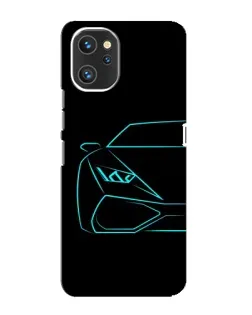 Чохол для UMIDIGI A13 з картинкою «Блакитний силует Lamborghini» Чохол для UMIDIGI A13 з картинкою «Блакитний силует Lamborghini»