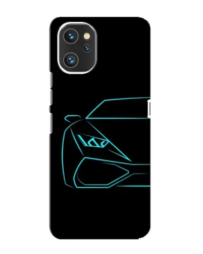 Чохол для UMIDIGI A13 з картинкою «Блакитний силует Lamborghini» Чохол для UMIDIGI A13 з картинкою «Блакитний силует Lamborghini»