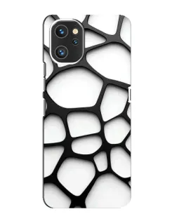 Чехол для UMIDIGI A13 с картинкой «Белая объемная сетка» Чехол для UMIDIGI A13 с картинкой «Белая объемная сетка»