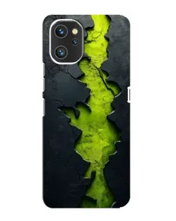 Чехол для UMIDIGI A13 с картинкой «Салатовый разлом скалы» Чехол для UMIDIGI A13 с картинкой «Салатовый разлом скалы»