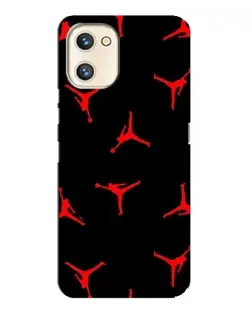 Чехол для UMIDIGI A13s с картинкой «Jordan Red Pattern»