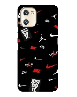 Чехол для UMIDIGI A13s с картинкой «Nike Mix Pattern»