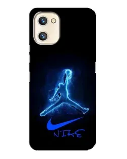 Чехол для UMIDIGI A13s с картинкой «Jordan Neon Blue»