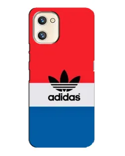 Чохол для UMIDIGI A13s з картинкою «Ретро блоки Adidas»