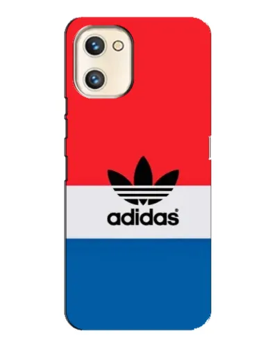 Чехол для UMIDIGI A13s с картинкой «Ретро блоки Adidas»
