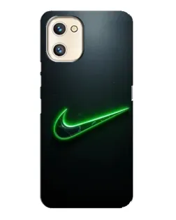 Чохол для UMIDIGI A13s з картинкою «Неоновий контур Nike»
