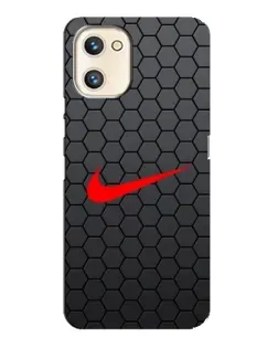 Чохол для UMIDIGI A13s з картинкою «Nike — карбонова сітка»