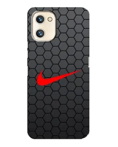 Чехол для UMIDIGI A13s с картинкой «Nike — карбоновая сетка»