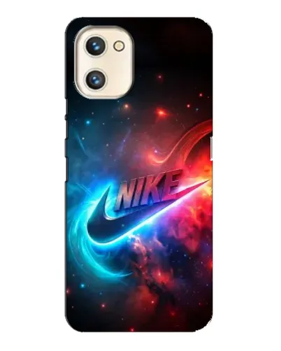 Чехол для UMIDIGI A13s с картинкой «Огненный логотип Nike»